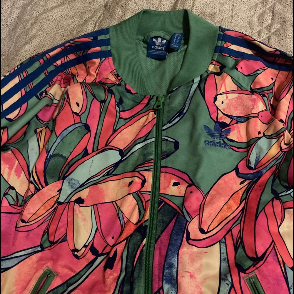 Adidas youth S zip up